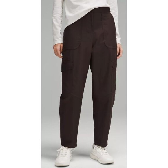 Lululemon Light Utilitech Cargo Pocket High-Rise Pant Espresso Brown 27 $148 NWT - Picture 1 of 14